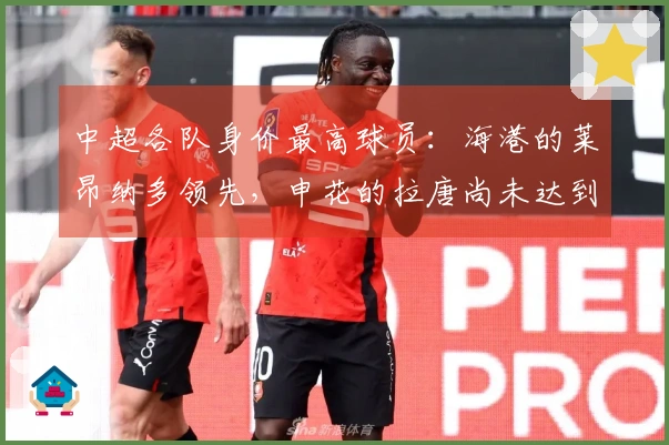 中超各队身价最高球员：海港的莱昂纳多领先，申花的拉唐尚未达到顶峰